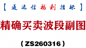 [ZS260316]精确买卖波段副图－通达信指标源码分享