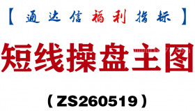 [ZS260519]短线操盘主图－通达信指标源码分享