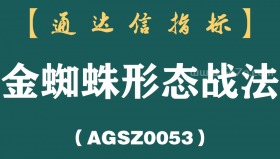 [AGSZ0053]A股最能赚钱的战法——金蜘蛛形态，买进直接捂股，后市会涨停不断，无一例外