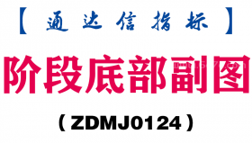 [ZDMJ0124]阶段底部副图-通达信指标公式