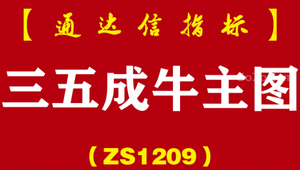 [ZS1209]三五成牛主图-通达信指标公式