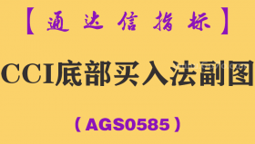 [AGS0585]CCI底部买入法副图-通达信指标公式