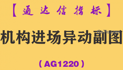 [AG1220]机构进场异动副图-通达信指标公式