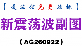 [AG260922]新震荡波副图-通达信指标源码分享