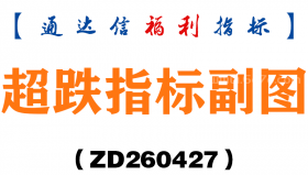 [ZD260427]超跌指标副图－通达信指标源码分享