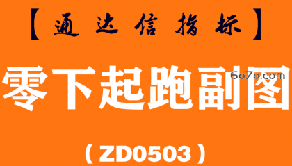 [ZD0503]零下起跑副图-通达信指标公式
