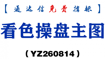 [YZ260814]看色操盘主图－通达信指标源码分享
