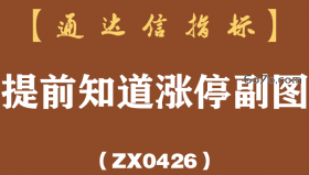 [ZX0426]提前知道涨停副图-通达信指标公式