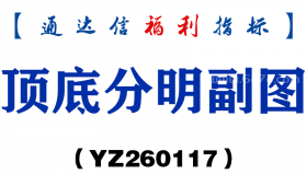 [YZ260117]顶底分明副图－通达信指标源码分享