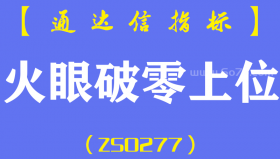 [ZS0277]火眼破零上位-通达信副图指标公式-短线抄底买卖