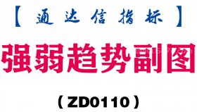 [ZD0110]强弱趋势副图-通达信指标公式