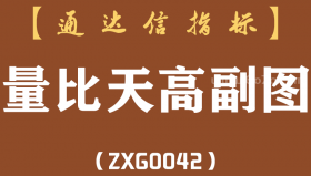 [ZXG0042]量比天高-通达信副图指标公式