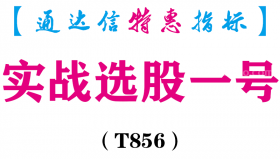 【通达信指标】实战选股一号-副图指标公式（T856）