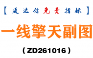 [ZD261016]一线擎天副图-通达信指标源码分享