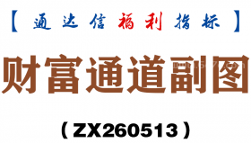 [ZX260513]财富通道副图－通达信指标源码分享