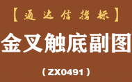 [ZX0491]金叉触底副图-通达信指标公式