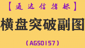 [AGS0157]横盘突破-通达信副图指标公式