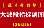 [ZS1238]大波段指标副图-通达信指标公式
