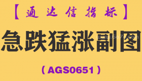 [AGS0651]急跌猛涨副图-通达信指标公式-精准炒股神器