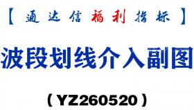 [YZ260520]波段划线介入副图－通达信指标源码分享
