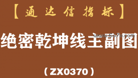 [ZX0370]绝密乾坤线主副图-通达信指标公式