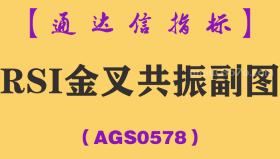 [AGS0578]RSI金叉共振副图-通达信指标公式