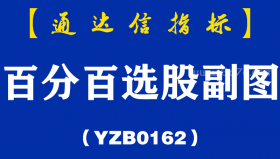 [YZB0162]百分百选股副图-通达信指标公式