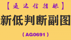 [AG0691]新低判断副图-通达信指标公式
