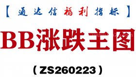 [ZS260223]BB涨跌主图－通达信指标源码分享