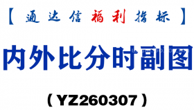 [YZ260307]内外比分时副图－通达信指标源码分享