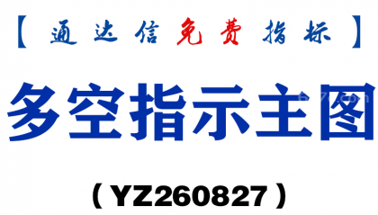 [YZ260827]多空指示主图-通达信指标源码分享