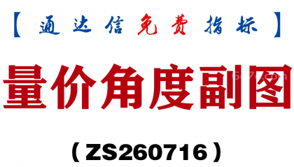 [ZS260716]量价角度副图-通达信指标源码分享