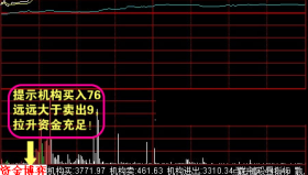 【通达信指标】分时资金博弈-大单监控分时副图指标公式