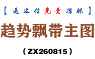 [ZX260815]趋势飘带主图－通达信指标源码分享