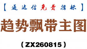 [ZX260815]趋势飘带主图－通达信指标源码分享