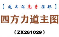 [ZX261029]四方力道主图－通达信指标源码分享