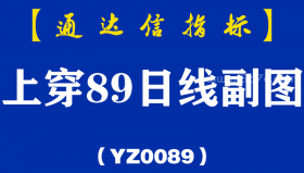 [YZ0089]上穿89日线副图-通达信指标公式
