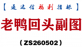 [ZS260502]老鸭回头副图－通达信指标源码分享