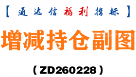 [ZD260228]增减持仓副图－通达信指标源码分享