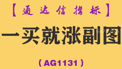 [AG1131]一买就涨副图-通达信指标公式