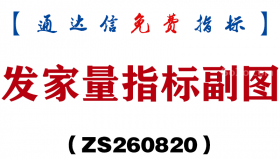 [ZS260820]发家量指标副图-通达信指标源码分享