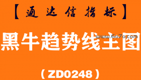 [ZD0248]黑牛趋势线主图-通达信指标公式