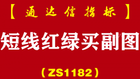 [ZS1182]短线红绿买副图-通达信指标公式