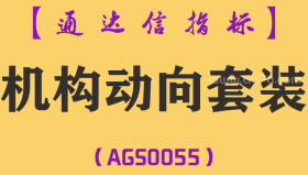 [AGS0055]机构动向-通达信主副图套装指标公式