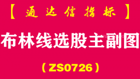 [ZS0726]布林线选股主副图--通达信指标公式-回调中轨突破上轨趋势boll选股