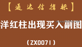 [ZX0071]洋红柱出现买入副图-通达信指标公式