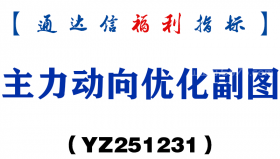 [YZ251231]主力动向优化副图－通达信指标源码分享