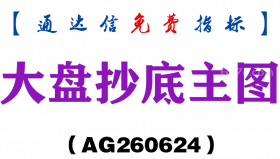 [AG260624]大盘抄底主图－通达信指标源码分享