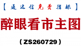[ZS260729]醉眼看市主图-通达信指标源码分享