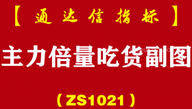 [ZS1021]主力倍量吃货副图-通达信指标公式
